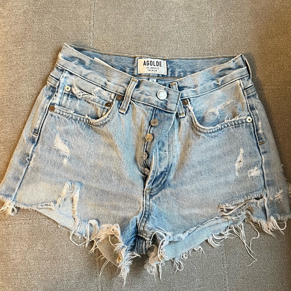 Agolde Mid Rise Shorts